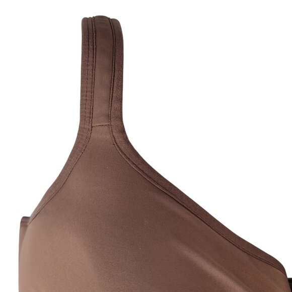 Cacique Full Coverage Bra Brown 40H Underwire Adj Seamless Square Lightly Lined - Picture 4 of 10